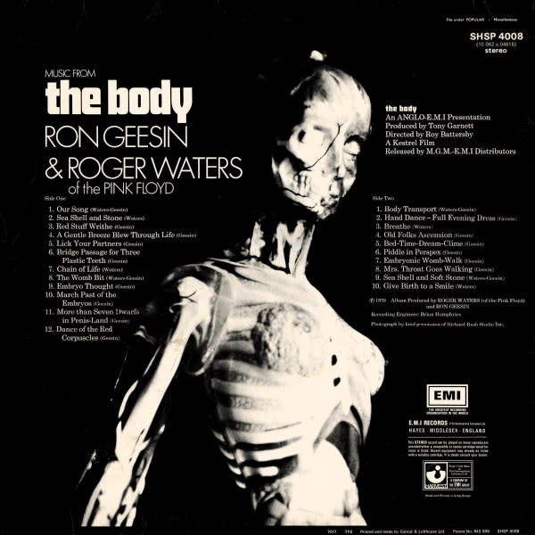 Rock/Pop Ron Geesin & Roger Waters - Music From The Body (UK Reissue) (VG+/G, sleeve damage, torn corner + area at pocket opening)