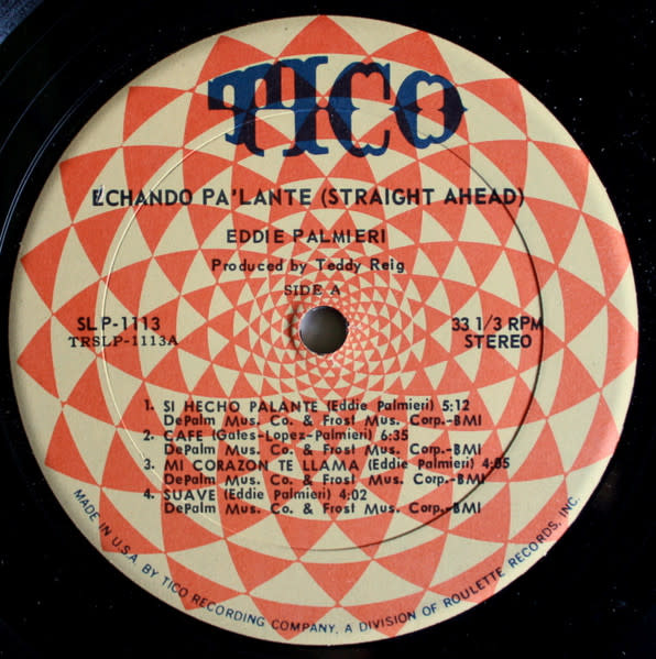 World Eddie Palmieri - Echando Pa'lante (Straight Ahead) (US Reissue) (VG+/VG+)