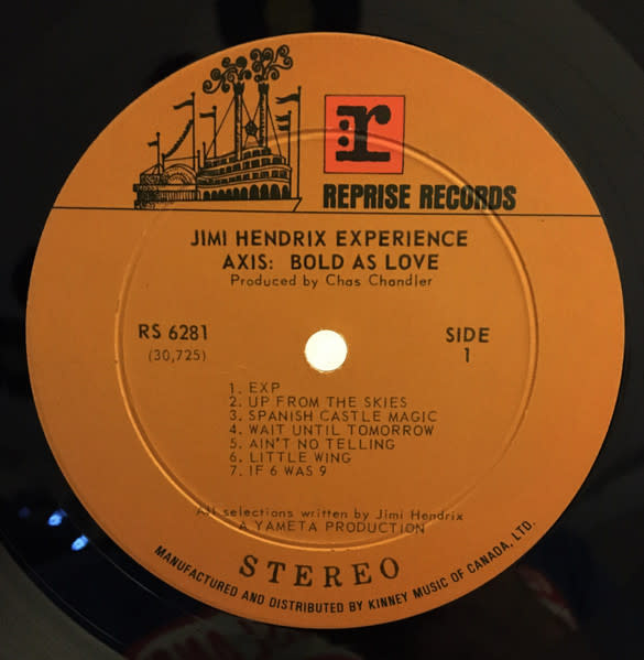 Rock/Pop Jimi Hendrix Experience - Axis: Bold As Love ('71 CA) (VG, crackle in quieter parts/VG+)