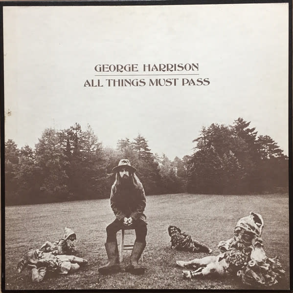 Rock/Pop George Harrison - All Things Must Pass ('70 CA with Poster) (VG, heavy surface noise on A1 only/VG, box detached)