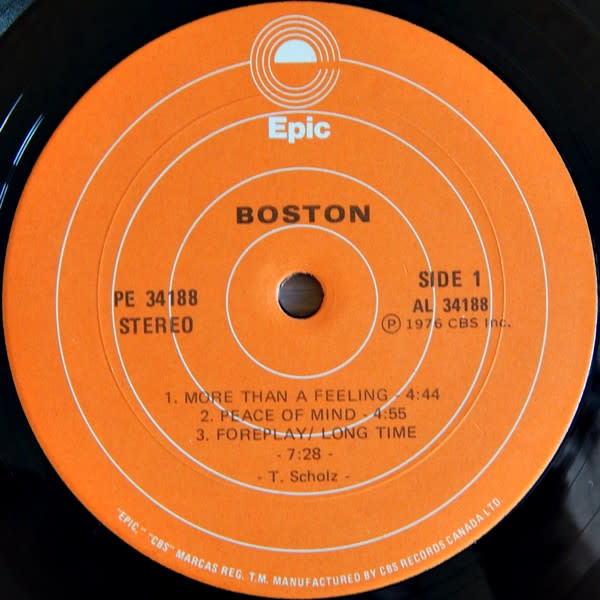 Rock/Pop Boston - S/T ('76 CA) (VG/VG)