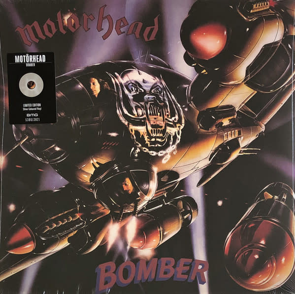 Metal Motörhead - Bomber (2021 Silver Vinyl) (VG++/VG, 2/5 in. top seam-split)