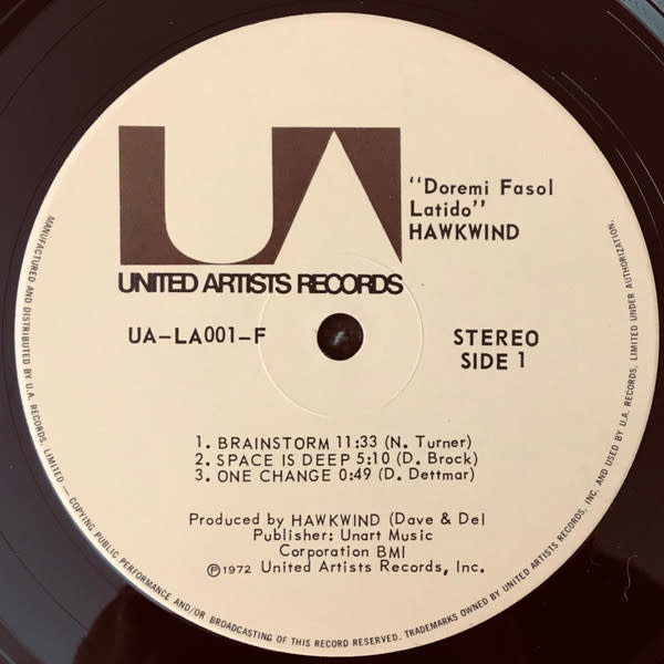 Rock/Pop Hawkwind - Doremi Fasol Latido ('72 CA) (VG++/VG+)