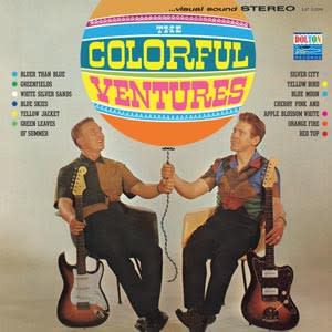 Lounge/Surf The Ventures - The Colorful Ventures (2013 Sundazed Translucent Blue Vinyl) (NM/VG+, corner dent)