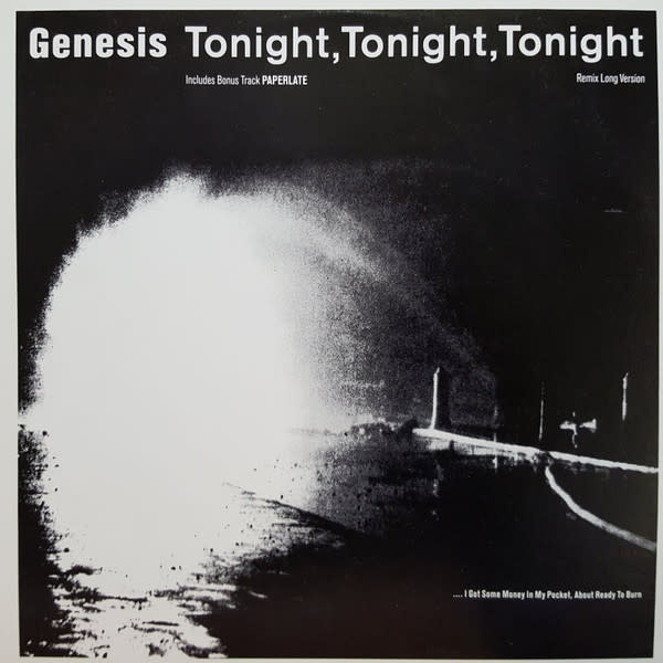 Rock/Pop Genesis - Tonight, Tonight, Tonight (Remix Long Version) ('87 CA) (NM/VG+)