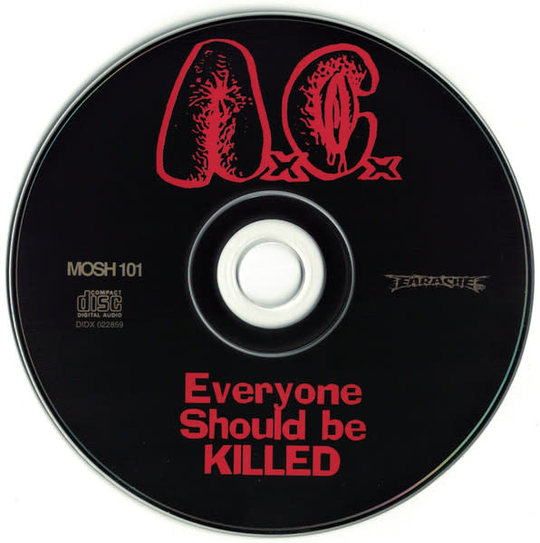Metal Anal Cunt - Everyone Should Be Killed ('94 US) (USED CD - scuff)