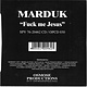 Metal Marduk - Fuck Me Jesus ('95 France, Osmose Promo) (USED CD - scuffs outside of play area)