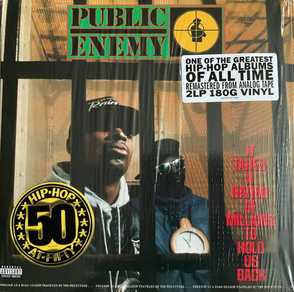 Hip Hop/Rap Public Enemy - It Takes A Nation Of Millions To Hold Us Back (2LP 2023 180g Remaster) (NM/VG++)