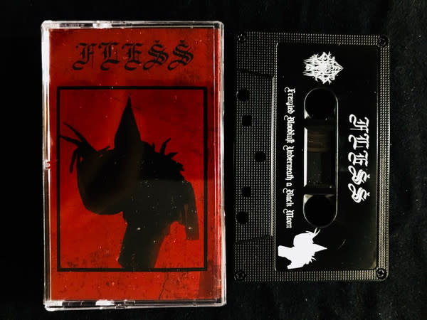 Metal Flešš - Frenzied Bloodlust Underneath a Black Moon (2018 Les Fleurs du Mal Productions) (USED CASSETTE)