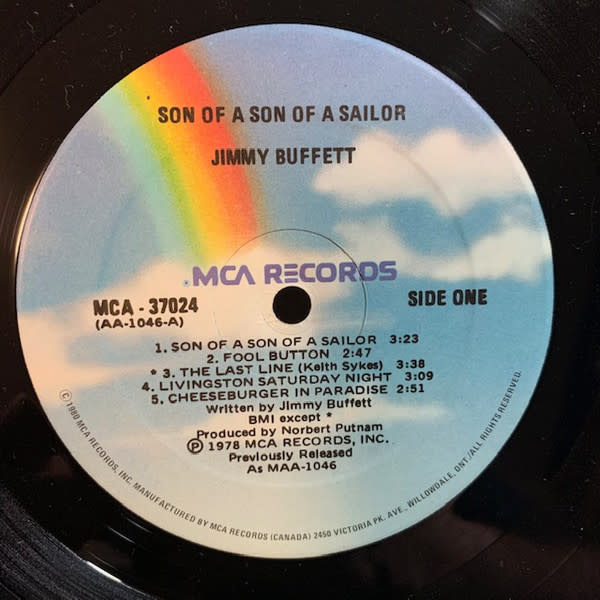 Rock/Pop Jimmy Buffett - Son Of A Son Of A Sailor ('80 CA Reissue) (VG/VG, conservative grades)