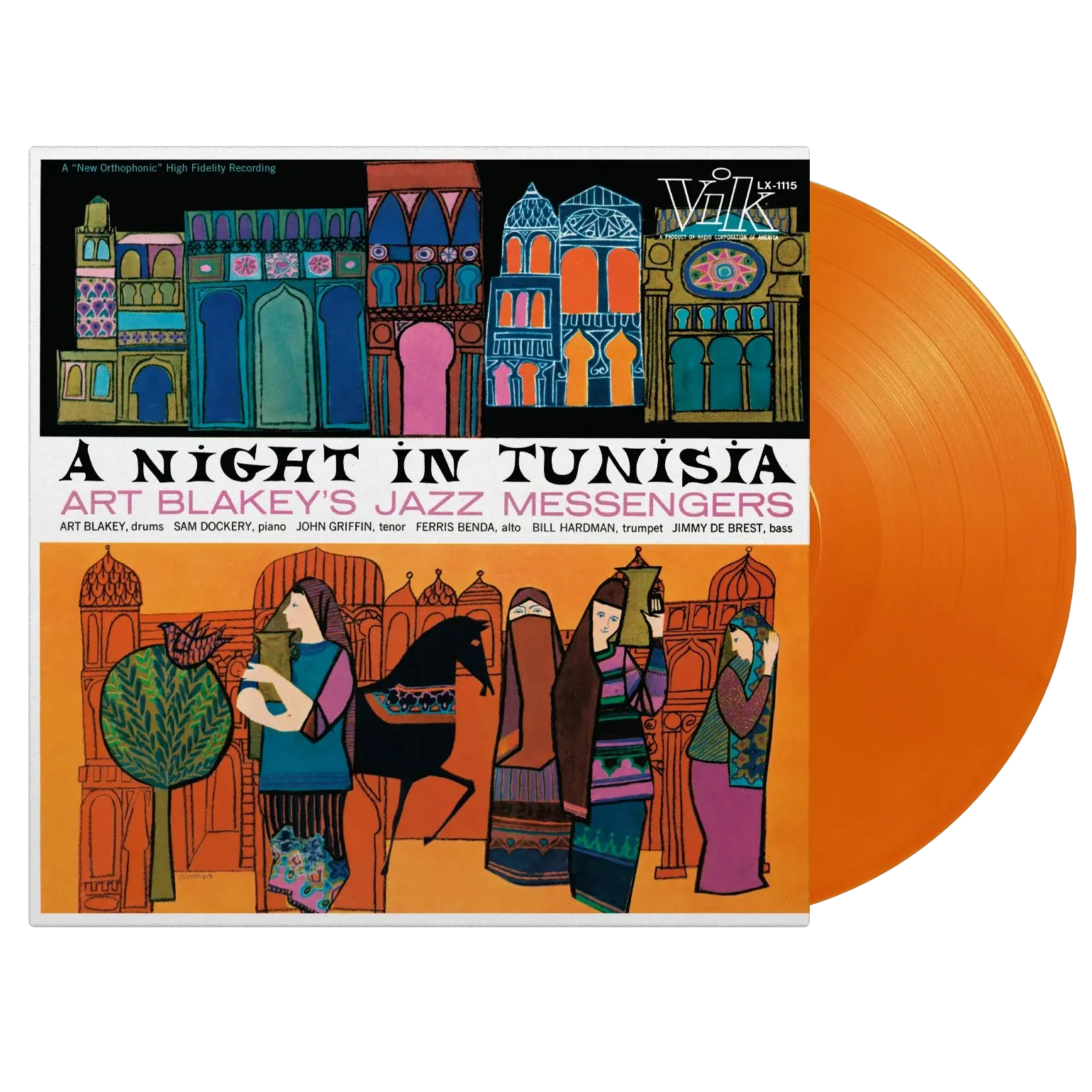Jazz Art Blakey's Jazz Messengers - A Night In Tunisia (MOV Orange Vinyl)