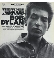 Rock/Pop Bob Dylan - The Times They Are A-Changin' ('64 CA Stereo with lyrics insert) (VG/VG, shelf-wear, stain on back cover)