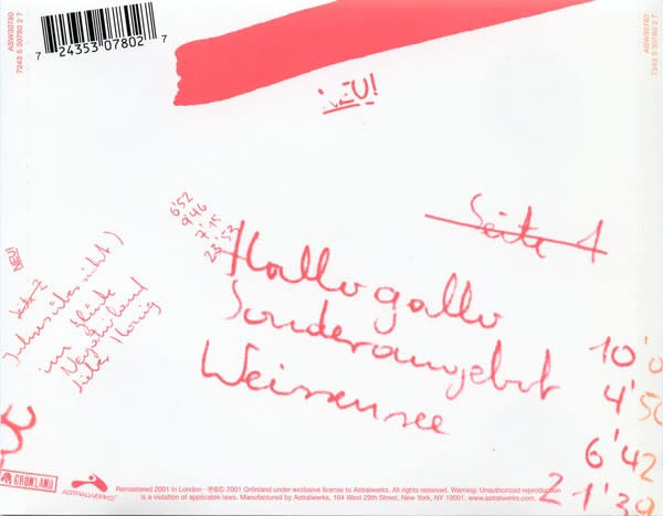 Krautrock Neu! - S/T (USED CD)