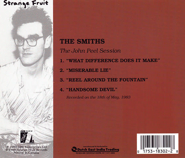 Rock/Pop The Smiths - The Peel Session (USED CD - scuffs mostly outside of play area)