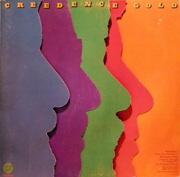 Rock/Pop Creedence Clearwater Revival - Gold ('72 CA) (VG+/G+, spine-wear, stains + crease on back cover)