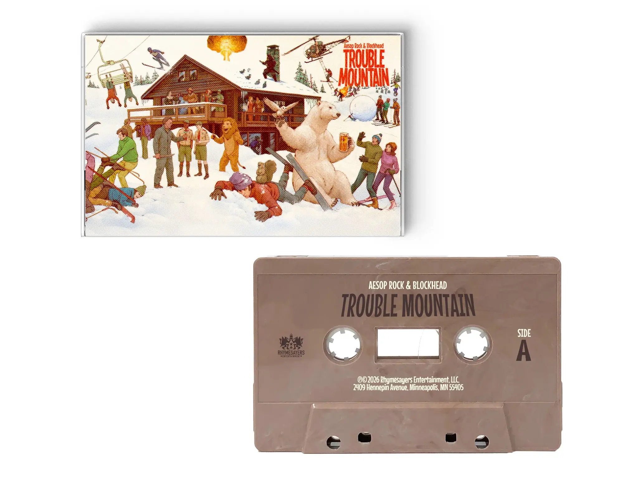 Hip Hop/Rap Aesop Rock & Blockhead - Trouble Mountain (NEW CASSETTE) (November 13, 2026)