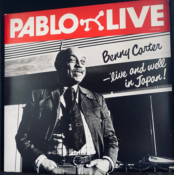 Jazz Benny Carter - Live And Well In Japan! ('79 CA) (VG+/VG+, small promo slice)