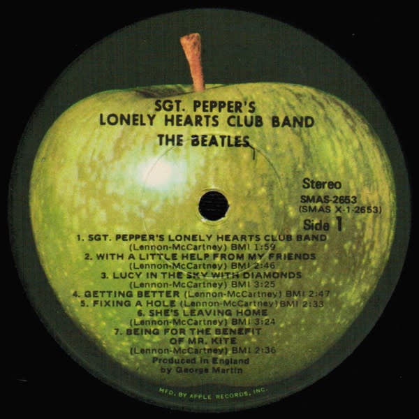 Rock/Pop The Beatles - Sgt. Pepper's Lonely Hearts Club Band ('73 US Apple w/cut-outs insert) (VG/VG, bit of spine damage)