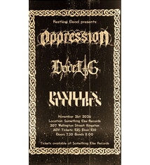 Metal Ticket: Oppression / Dødelig / Paxillus Succubus at Something Else Records, Saturday November 21, 2026