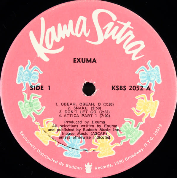 Rock/Pop Exuma - Snake ('72 US) (VG+/VG, promo slice)