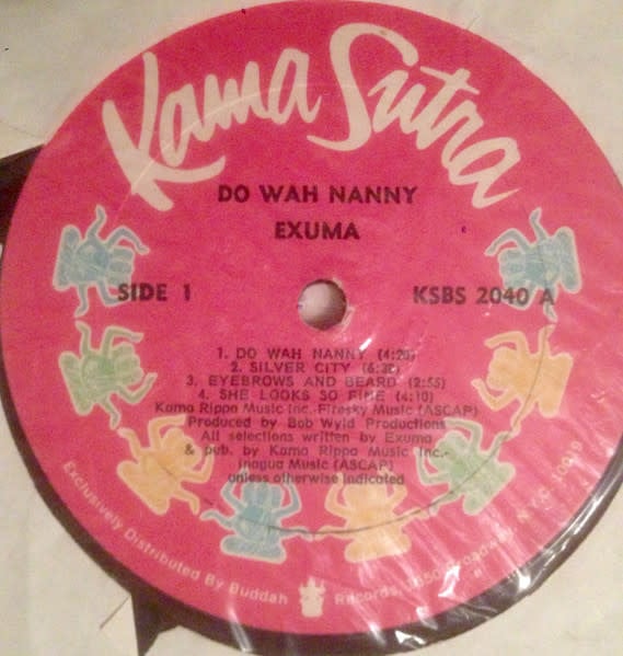 Rock/Pop Exuma - Do Wah Nanny ('71 US) (VG+/G+, hole punch, shelf/spine-wear)