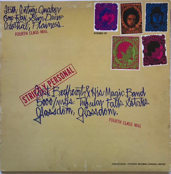 Rock/Pop Captain Beefheart & His Magic Band - Strictly Personal ('68 CA) (VG/G+, corner chewed, pen + stains on cover)