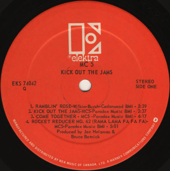 Rock/Pop MC5 - Kick Out The Jams (CA Gatefold Reissue) (VG/VG)