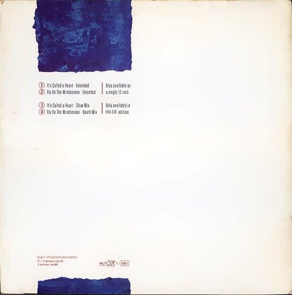 Rock/Pop Depeche Mode - It's Called A Heart / Fly On The Windscreen ('85 UK 2 x 12") (VG+/VG+)