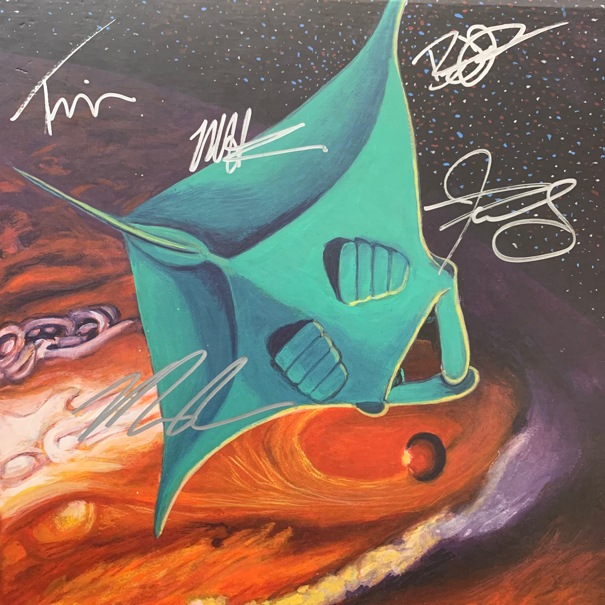 Rock/Pop Protest The Hero - Pacific Myth (6 x 10" Coloured Vinyl Box Set, Autographed by band on back cover) (VG+/VG+)