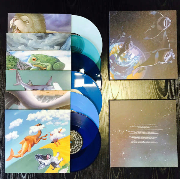 Rock/Pop Protest The Hero - Pacific Myth (6 x 10" Coloured Vinyl Box Set, Autographed by band on back cover) (VG+/VG+)