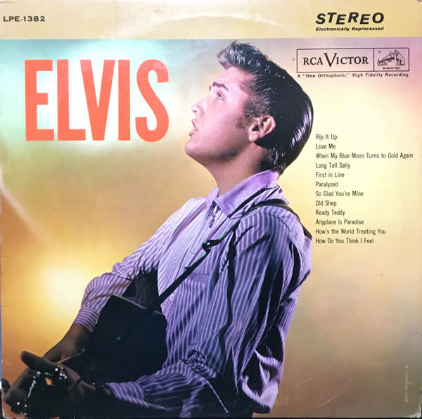 Folk/Country Elvis Presley – Elvis (CA Reissue) (VG+/VG, spine chipping)