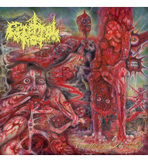 Metal Cerebral Rot -Excretion Of Mortality (2021 Violet Neon / Red Merge) (VG++/VG+)