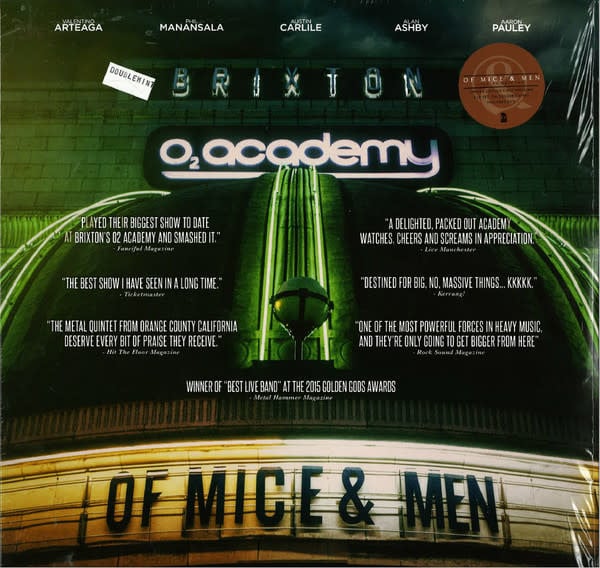 Rock/Pop Of Mice & Men - Live At Brixton (w/DVD) (Doublemint w/Black Haze Vinyl) (VG++/VG+)