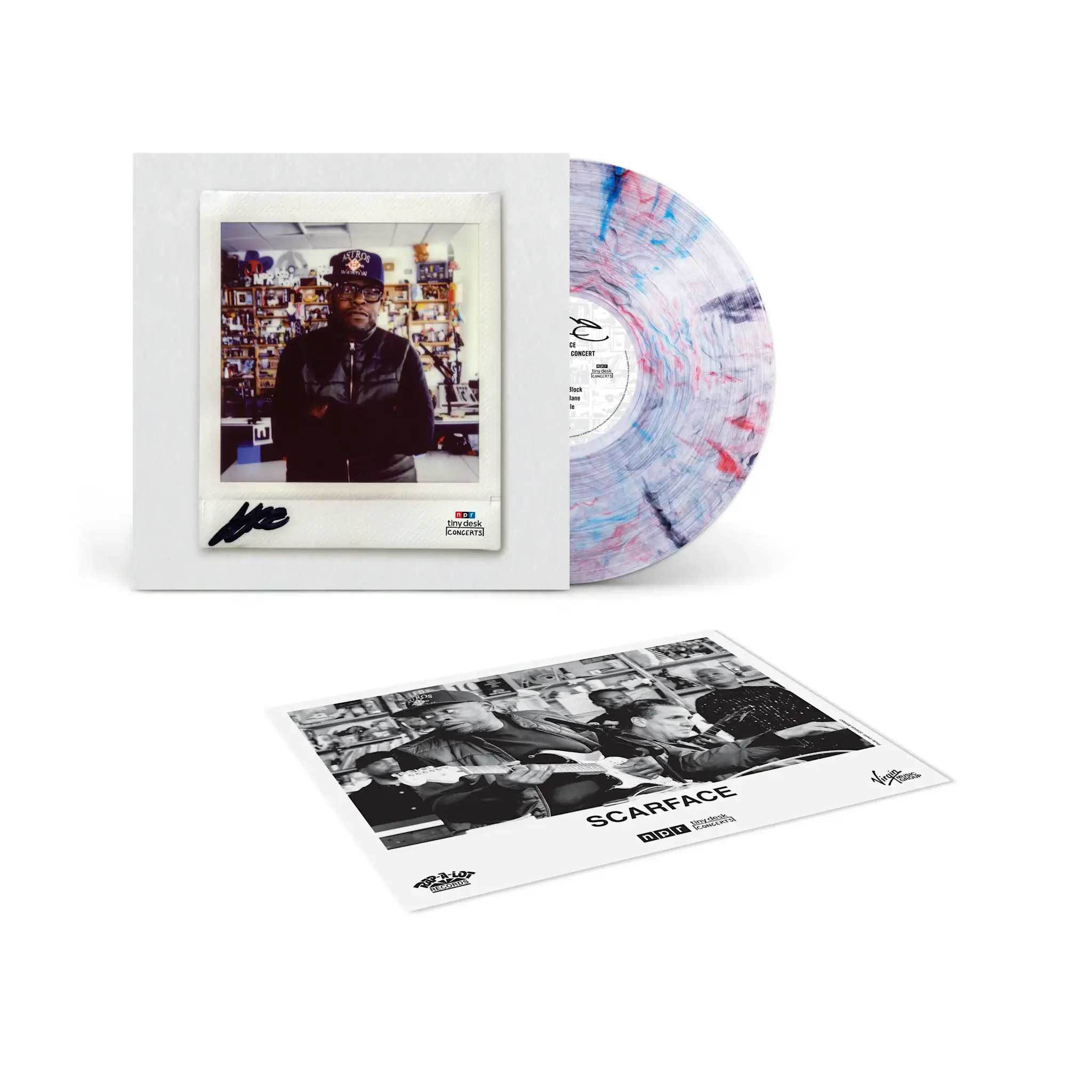 Hip Hop/Rap Scarface - NPR Tiny Desk Concert ("Smoke Signal" Blue, Red & Black Smoke Ribbons on Clear Vinyl) (December 11, 2026)