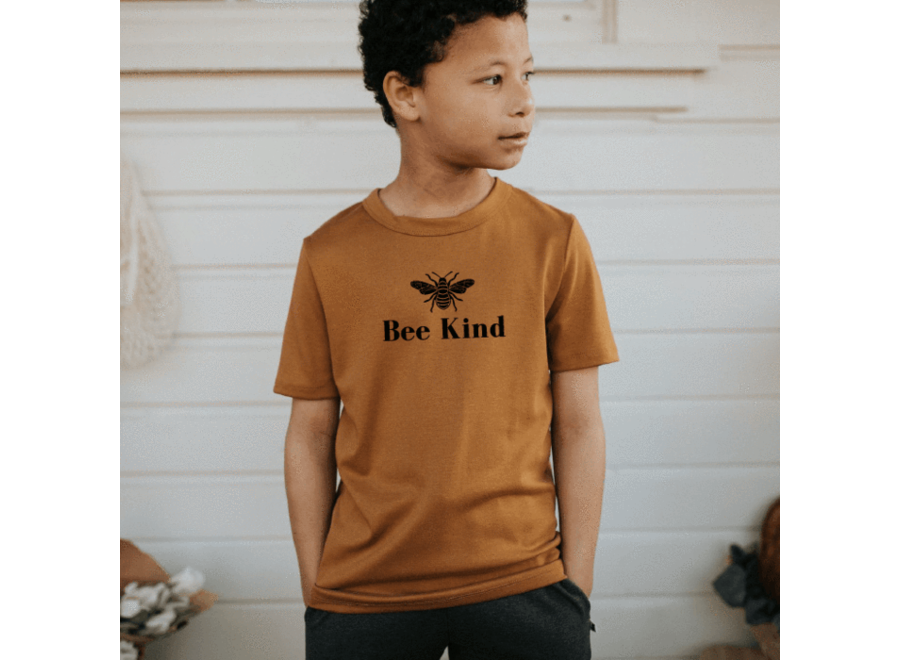 Youth t shirt bee kind Umber Begbie Kids