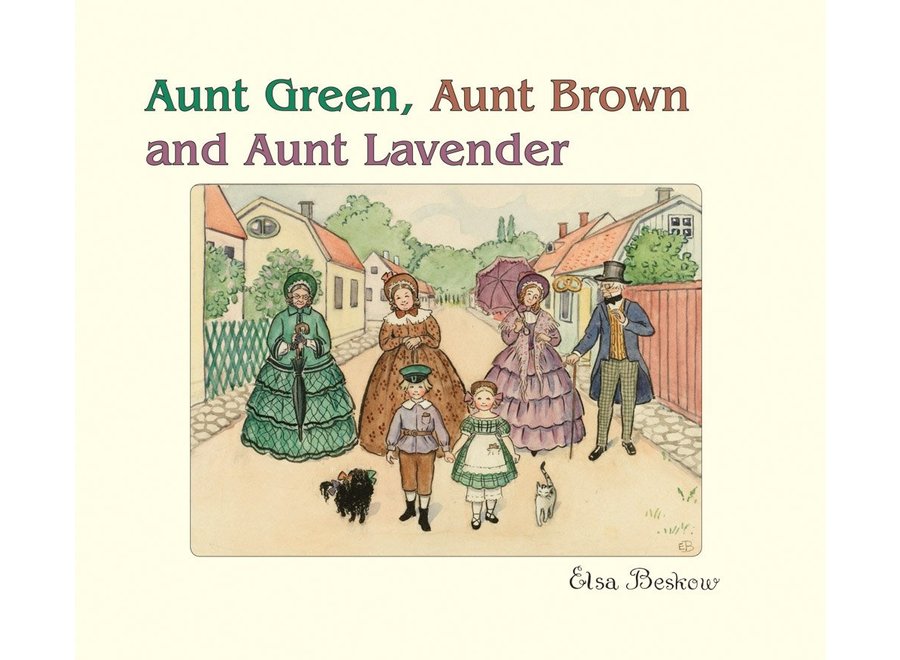 Aunt green, aunt brown and aunt lavender