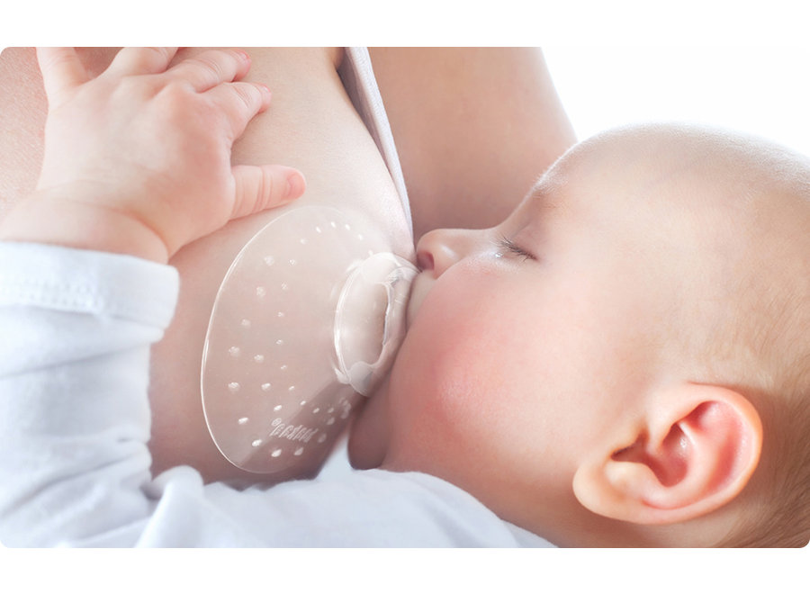 Breast feeding nipple shield