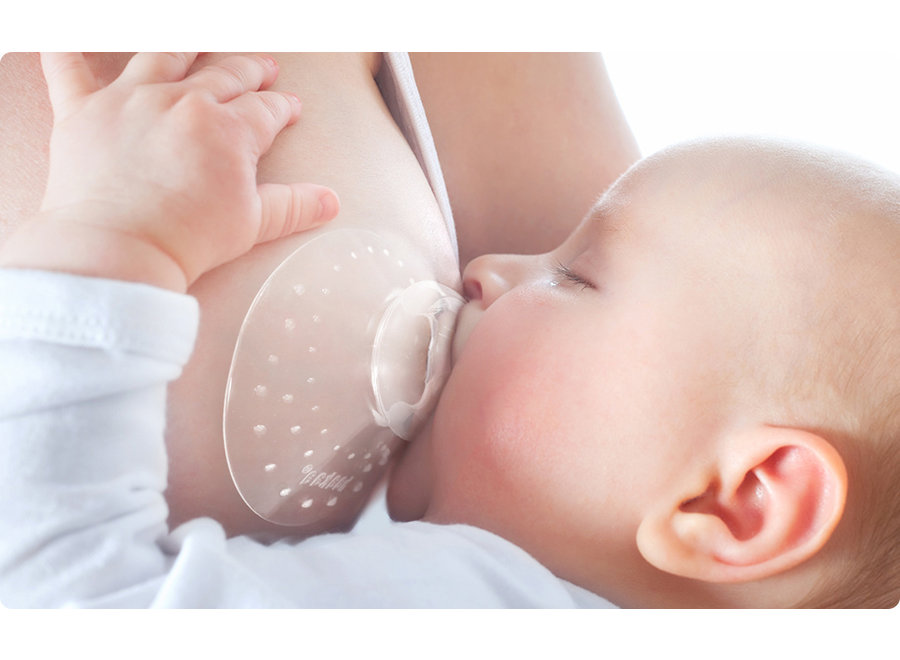 Haakaa Breastfeeding Nipple Shield with Orthodontic Teat (Round Base)