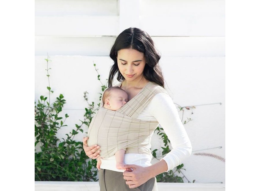 Ergobaby aura wrap grey stripes sale