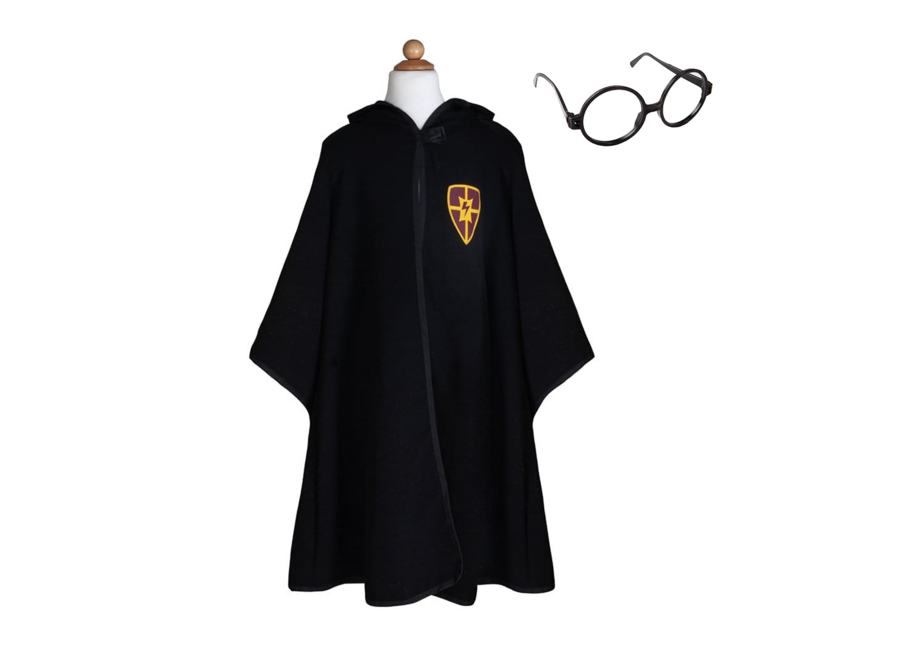 Wizard cloak with glasses