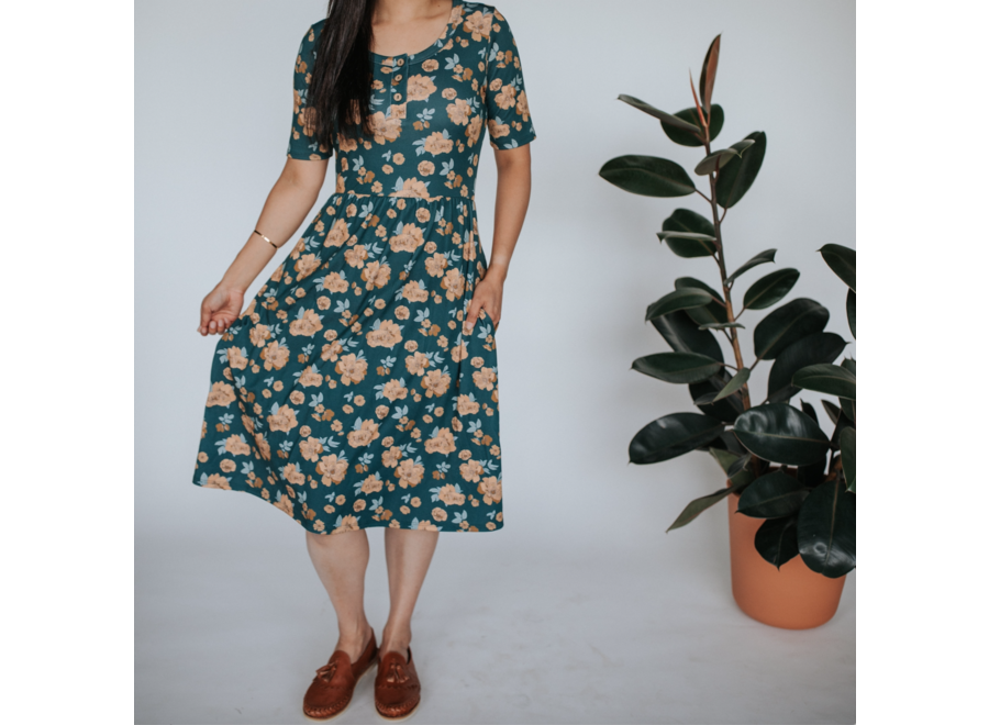 Women's Daphne Dress - Secret garden