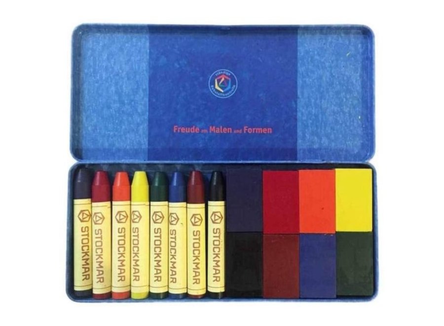 Stockmar Wax Crayons Combo Standard Tin Case