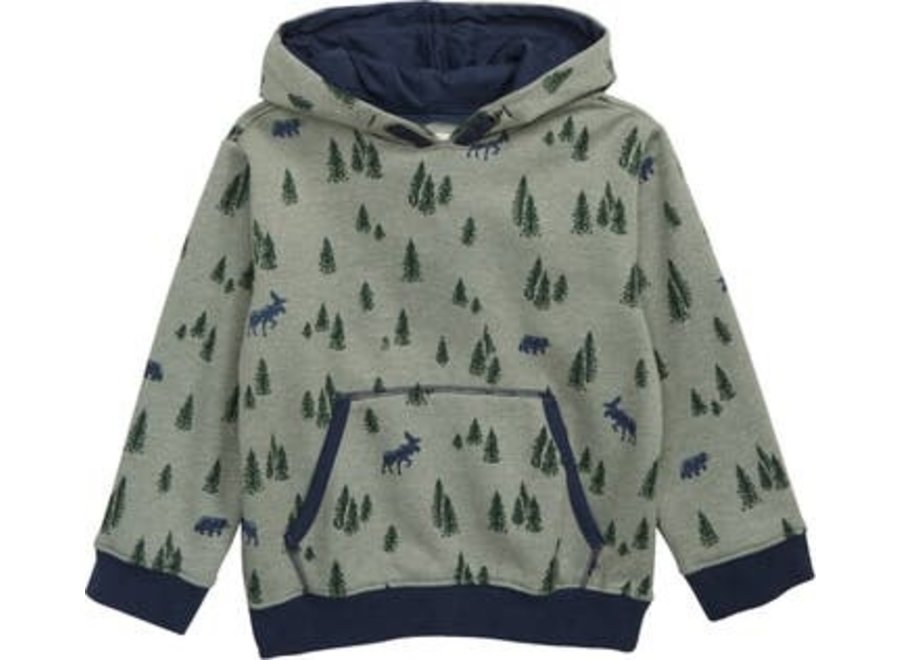 Pine forest pullover hoodie
