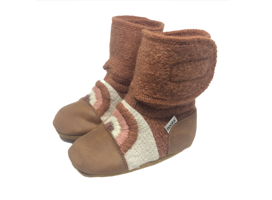 Nooks Wool Booties size 8.5 (2T-3T)