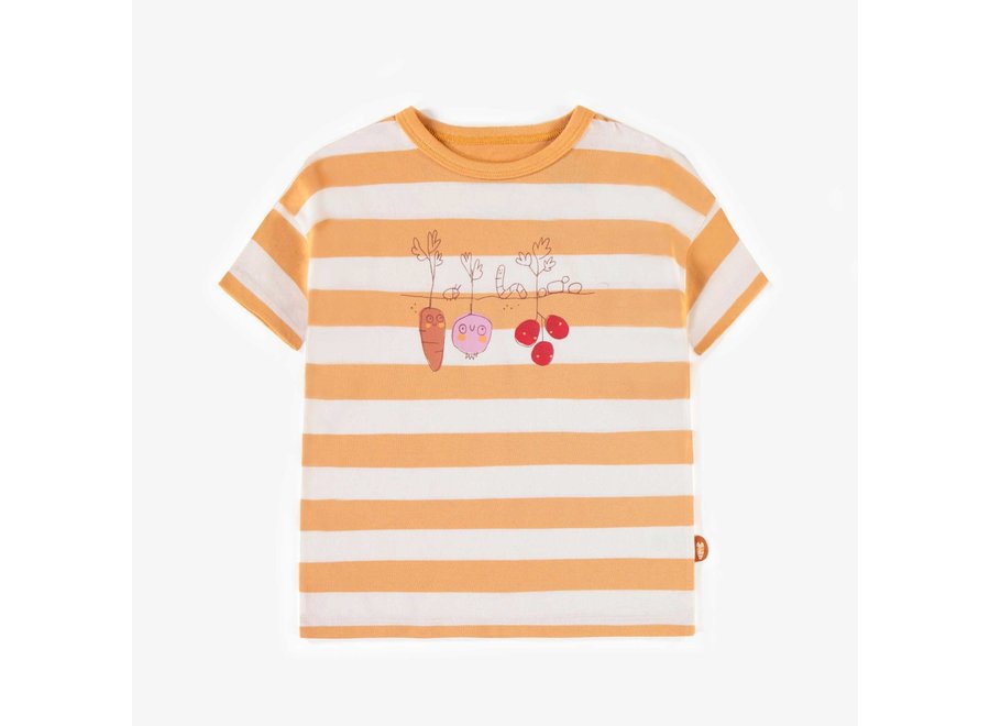 Yellow striped T-shirt