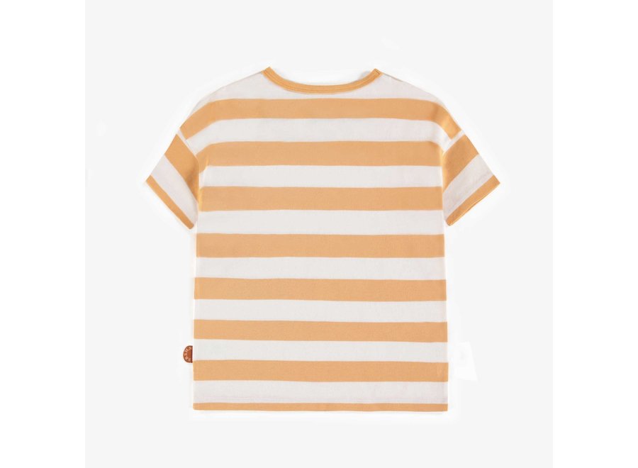 Yellow striped T-shirt