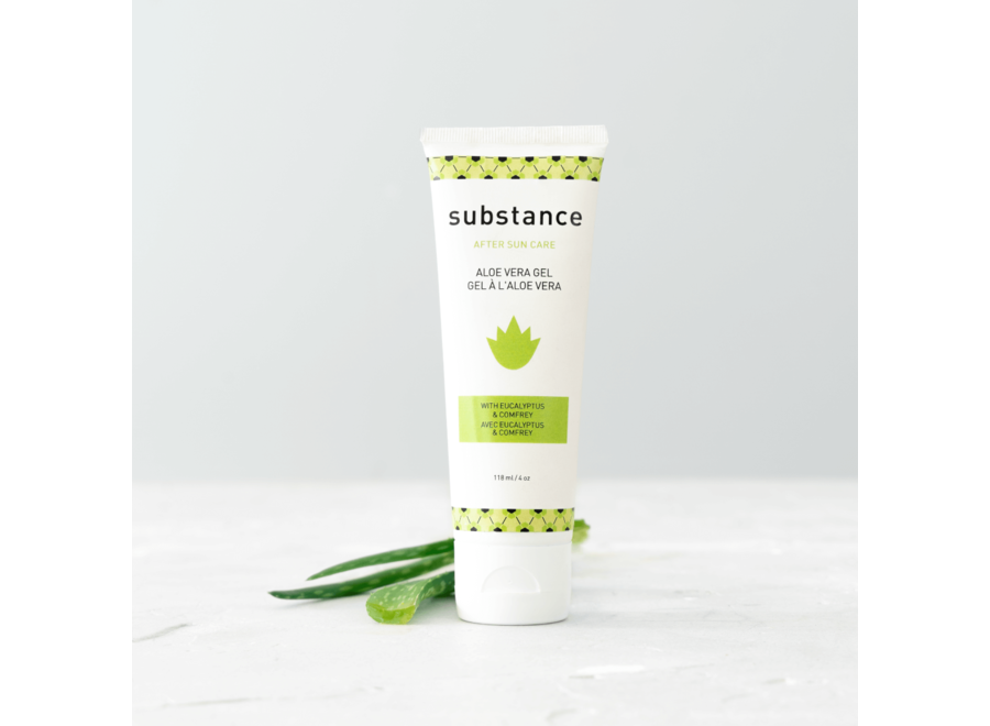 Soothing aloe vera skin gel