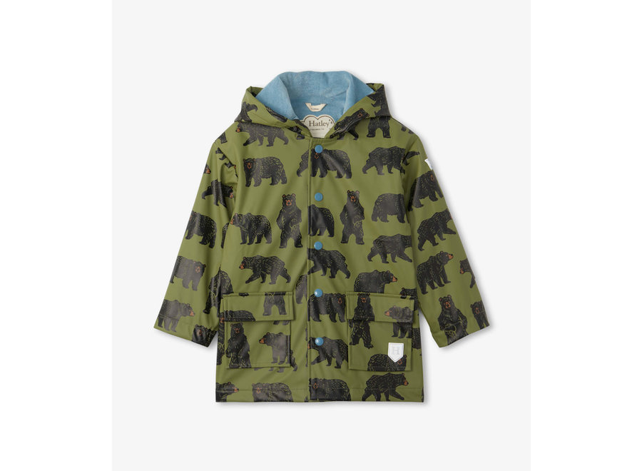 Wild bears Rain coat