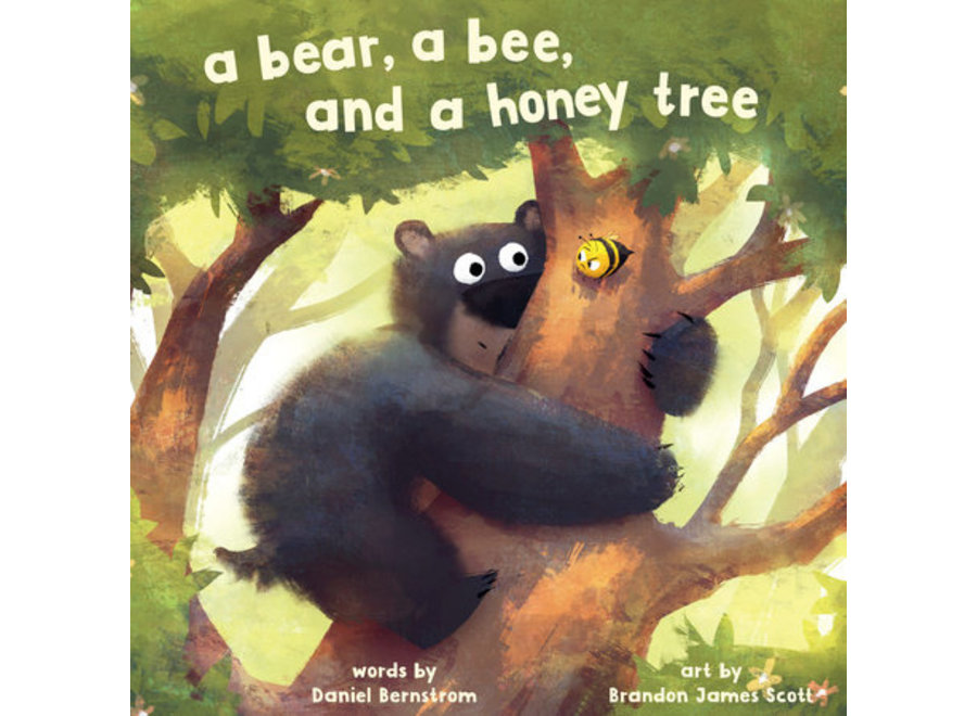 A bear, a bee, and a honey tree
