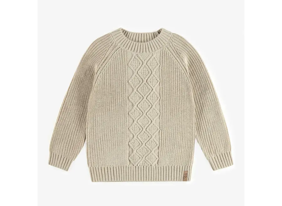 Cream knitted sweater
